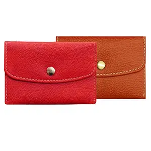 MATSS Leatherette Coin Pouch||Coin Purses||Card Holder Combo for Men & Women