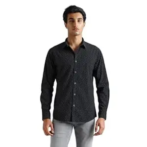 Pepe Jeans Men's Casual Shirt | Trendy Printed Shirt for Men| Regular Fit | Full Sleeve | Available in Plus Size