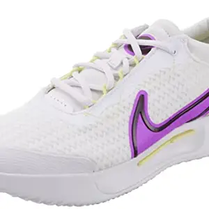 Nike Womens Zoom Court PRO HC White/Fuchsia Dream-Citron Tint-Earth Running Shoe - 5 UK (DV3285-101)