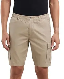 Jockey UM17 Men's Super Combed Mercerised Cotton Woven Straight Fit Cargo Shorts