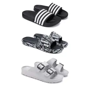Men's Sandals | Lightweight Wear| Stylish & Easy to Wear For Men's GRP-San-(3-COMBO)-3024-3103-3114-7