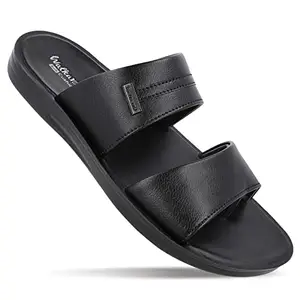 WALKAROO WE1328 Mens Sandals for dailywear and regular use for Indoor & Outdoor - Black