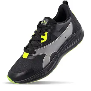 WALKAROO Gents Black Sports Shoe (WS9094) 9 UK