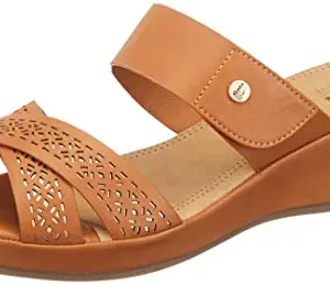 Bata Comfit Bata Women's Bettina Laser Mule Light Brown Slipper-3 Kids UK (6713078)