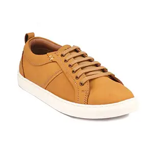 Red Chief Rust Leather Casual Shoes for Men