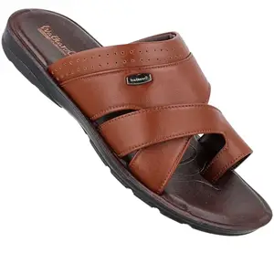 WALKAROO PLUS Soft Cushion Sandals For Men|Lightweight and Comfortable|WE1354 - Brown