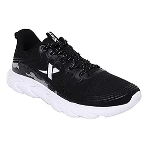 XTEP Women's Black IP Outsole Lightweight Synthetic Leather Upper Running Shoes (3 UK)