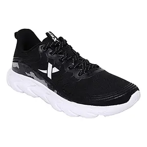 XTEP Women's Black IP Outsole Lightweight Synthetic Leather Upper Running Shoes (4.5 UK)