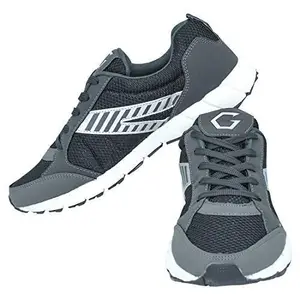 GOWIN NX-2 Running Shoe Grey Black_6 with Charged Knee Cap Junior Yellow