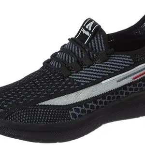 Aqualite Men Steven Shoes, Black/Red, 9 UK/India