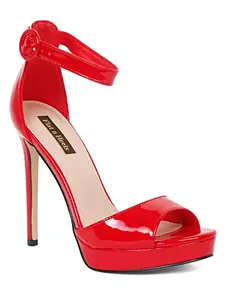 Flat n Heels Womens Red Sandals FnH 5138-RD