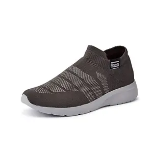 Bourge Men Moda-Z4 Grey Running Shoes-7 UK (41 EU) (8 US) (Moda-36-07)