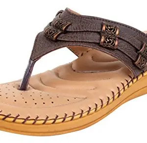 1 WALK DR SOLE ORTHOTIC COLLECTION Women's Brown Fashion Sandals - 7 UK