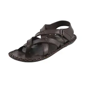 Mochi Men's Brown Sandals - 7UK/India (41 EU)(18-580-12-41)