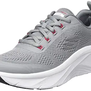Skechers-Men's Casual Shoes-Arch FIT D'LUX - SUMNER-232502-GYRD-11 Gray/RED