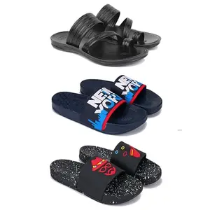 DRACKFOOT Men's Sandals | Lightweight Wear| Stylish & Easy to Wear For Men's GRT-SAN-(3-COMBO)-3152-1587-3034-6