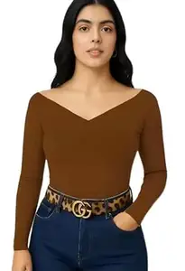 SILES FASHION Women Casual Flared Sleeve Self Design Top Stylish Regular Fit Soft Fabric Trendy Office Party Top