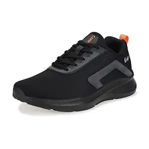 Campus Men's Ozil Running Shoes BLK/F.ORG - 8UK/India