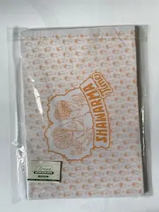 A4 PaperX Shawarma Time Premium Printed Butter Paper, 250 Sheets, 37.5 x 25 CM, Food Grade, Microwave & Oven Safe