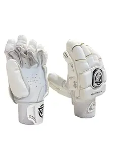 GURDEET SPORTS Player Edition Leather Cricket Batting Gloves||Suitable for Mens|Adult|Large Right Hand||Multicolour