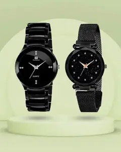 STARWATCH Black Couple Watch(SR-267)