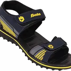 Bata Men's sandals-7UK/India (41EU) (8618078)(Yellow)