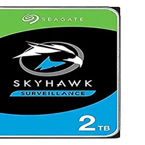 (Renewed) Seagate Skyhawk 2TB Video Internal Hard Drive HDD 3.5 Inch SATA 6Gb/s 256MB Cache for DVR NVR Security Camera System with 3-Years Data Recovery Services (ST2000VX015)