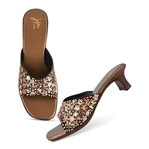 JM LOOKS Women Fashion Casual Comfortable Sole Fancy Design Sandals