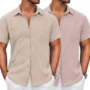 Lymio Men Shirt || Shirt for Man || Half Sleeve || Casual and Summer Style (Packs Also Available) (Resort-Slub)