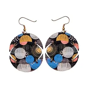 VPLLEX earrings for women & Girls fashion With Fragrance/Jhumki & Earrings/Dangle Earrings/Jhumka earrings/Jewelry Earrings/Lightweight Nature MDF Earrings For Women Earrings (Design_6)
