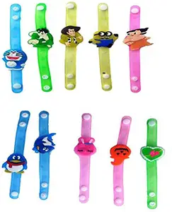 Jamboree!!! Rakshabandhan Special Multi Cartoon Print LED Light Rakhi for Brother and Kids - Pack of 10