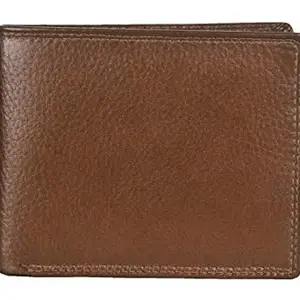 Leather Junction Brown/Tan Wallet for Men (20201900C)