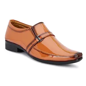 Enow Casual Stylish Tan Derby Formal Shoe for Men NOF-116-TAN-6