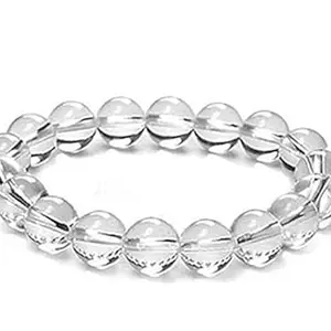 Clear Quartz Crystal Bracelet for supporting clarity, focus, positive vibrations, balance and healing.