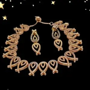 Bhagwati jewels art | AD set Trending and fashionable 7019