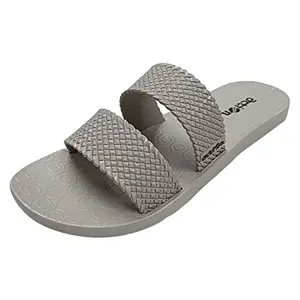 Action Slippers/Sliders for Women's (Grey)(Size-8)