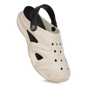 Action Men's Ultra Soft Casual Sports Clogs-ONTC-21-White-Black-9