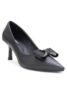 SHERRIF Shoes Black Stiletto Solid Pumps Heels