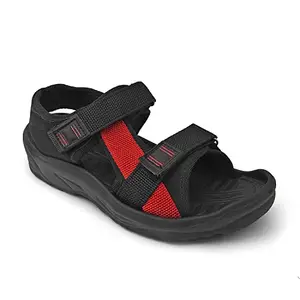 UrbanMark Men Comfortable Eva Floater Sandals-Black_8905723013462