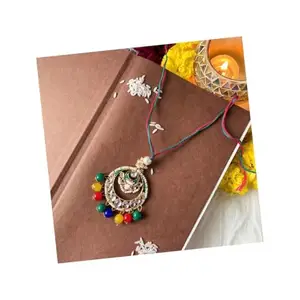 I Jewels Designer Pearl Hanging Bracelet For Bhabhi/Sister (R106Mul-L)