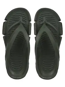 Carlton London Men's Slipper,OLIVE,UK-8