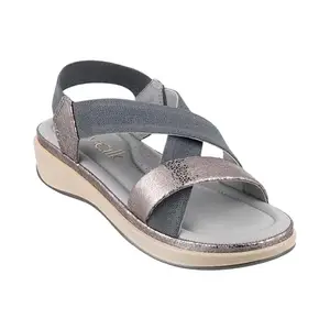 Catwalk Women Stylised Platforms Sandals 10903 (Grey-9)