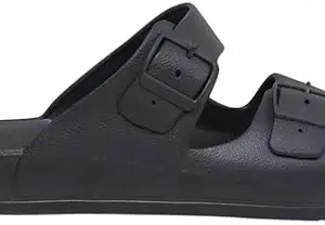 Max Mens Solid Slip-On Open Toe Sandals,7