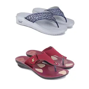 Women's Sandals | Lightweight Wear| Stylish & Easy to Wear For Women'S GRP-SAN-(2-COMBO)-1887-1974-8-EURO-39
