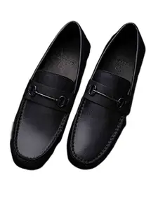 LA BOTTE Men's Full Grain Leather Mocassin Shoes | Black | 41