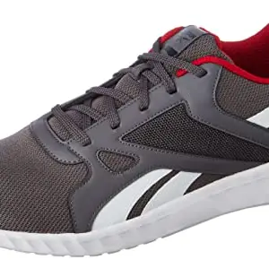 Reebok Men Rout 2 M ASH Grey/White/Vector RED 10
