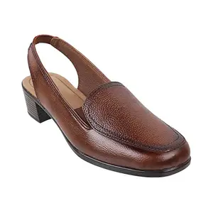 Mochi Women's Rust Suede Sandals 4-UK 37 (EU) (31-4815)