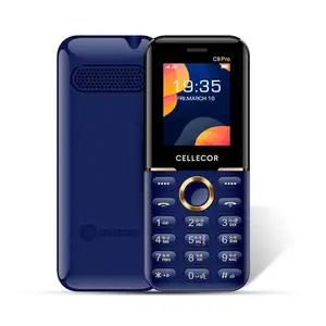 CELLECOR C9 PRO Dual Sim GSM Feature Phone with 1000 mAH Battery | Torch Light | Wireless FM |Auto Call Recording| (1.8" Display) (Blue) price in India.