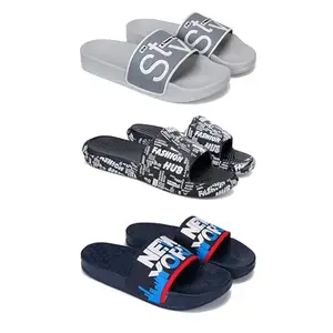 DRACKFOOT Men's Sandals | Lightweight Wear| Stylish & Easy to Wear For Men'S GRT-SAN-(3-COMBO)-1589-3103-1587-8