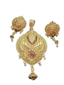 Minimalist Pendant & Earring Set – Simple & Chic Jewelry for Everyday Wear